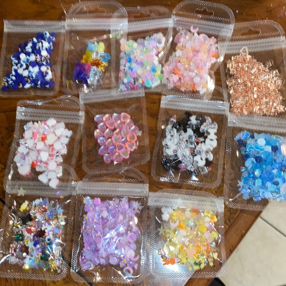 Decorations for nails 💅 12 individual baggies